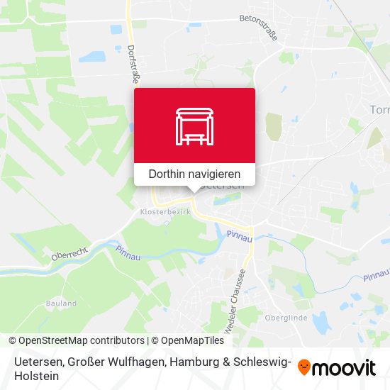 Uetersen, Großer Wulfhagen Karte
