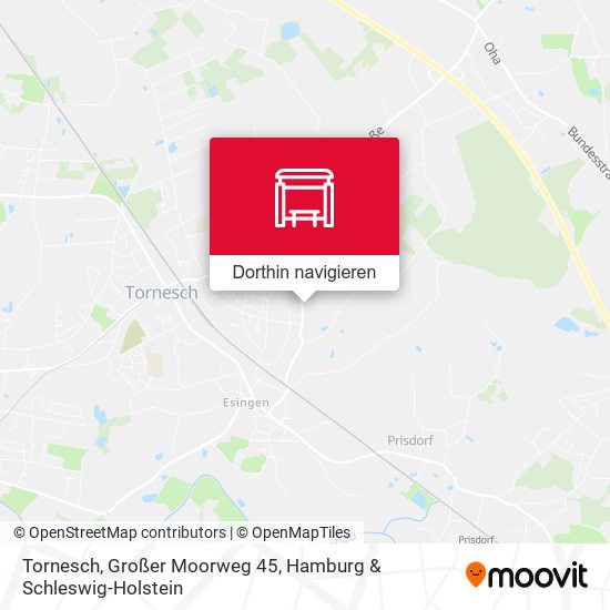 Tornesch, Großer Moorweg 45 Karte