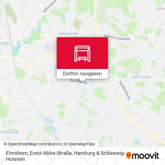 Elmshorn, Ernst-Abbe-Straße Karte