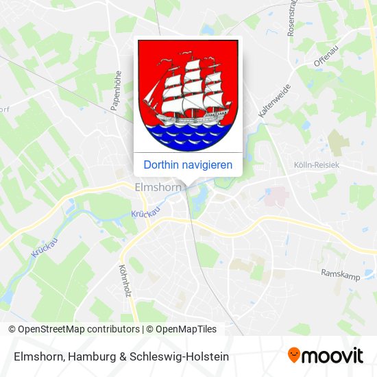 Elmshorn Karte