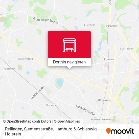 Rellingen, Siemensstraße Karte