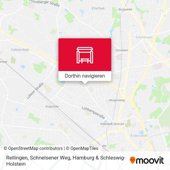 Rellingen, Schnelsener Weg Karte