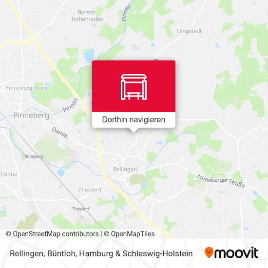 Rellingen, Büntloh Karte