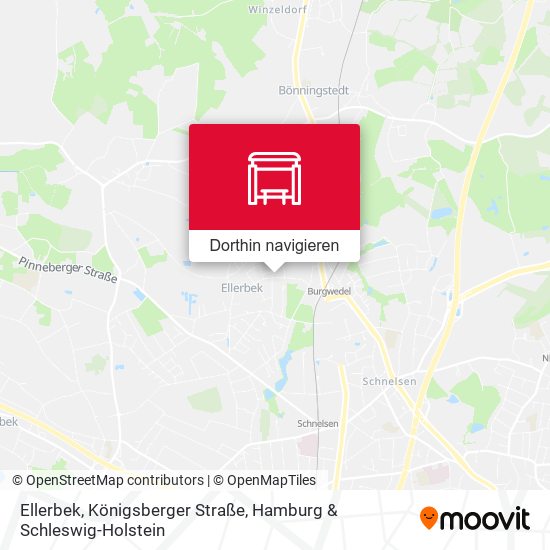 Ellerbek, Königsberger Straße Karte