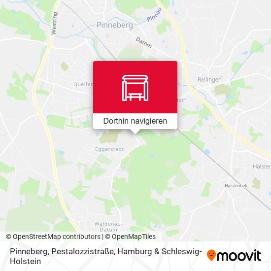 Pinneberg, Pestalozzistraße Karte