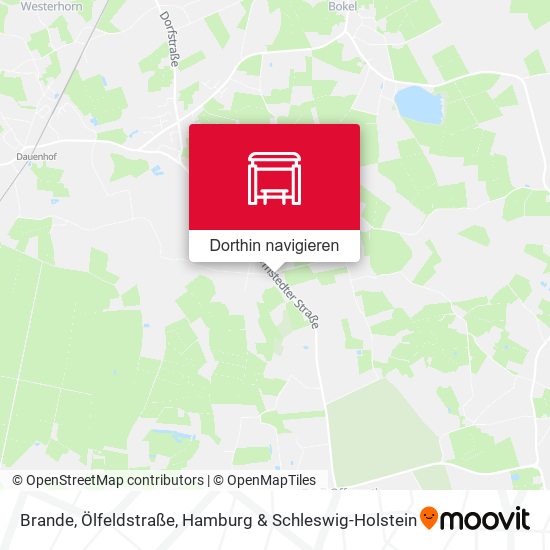 Brande, Ölfeldstraße Karte