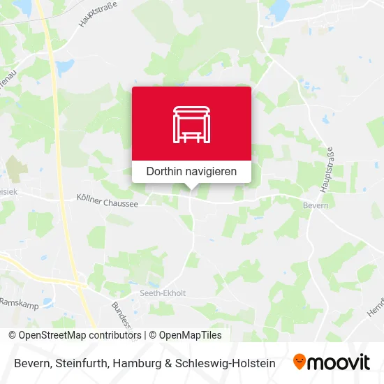 Bevern, Steinfurth Karte