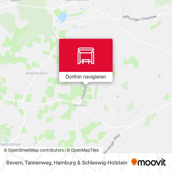 Bevern, Tannenweg Karte