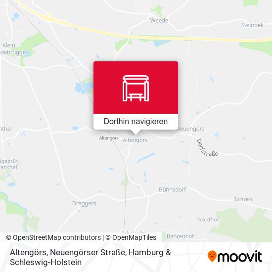 Altengörs, Neuengörser Straße Karte