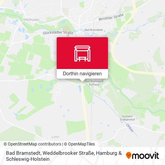 Bad Bramstedt, Weddelbrooker Straße Karte