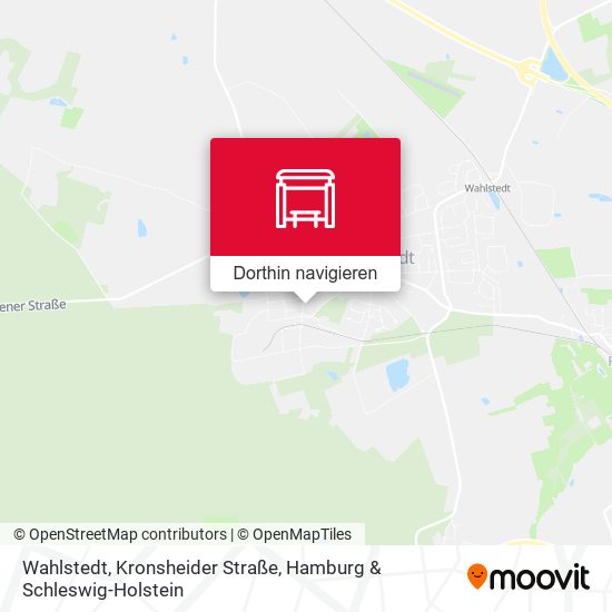 Wahlstedt, Kronsheider Straße Karte
