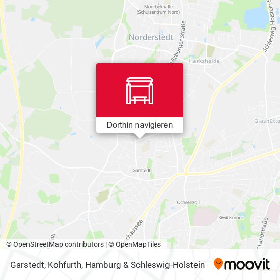 Garstedt, Kohfurth Karte