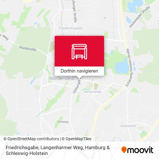 Friedrichsgabe, Langenharmer Weg Karte