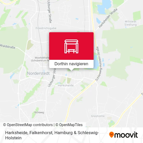 Harksheide, Falkenhorst Karte