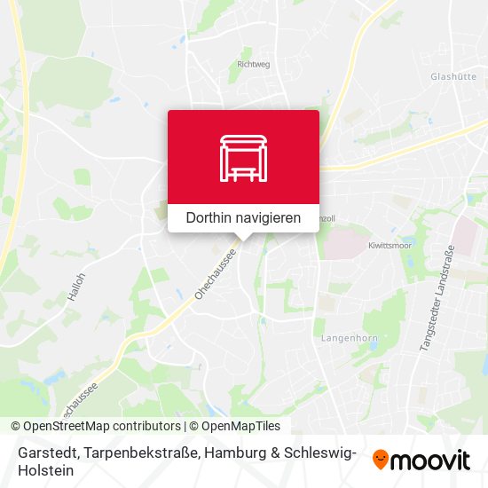 Garstedt, Tarpenbekstraße Karte