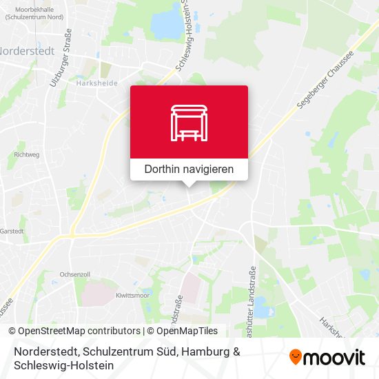 Norderstedt, Schulzentrum Süd Karte