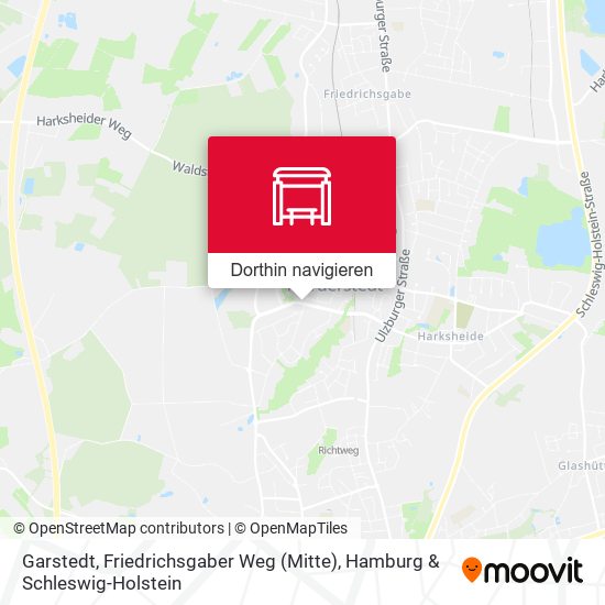 Garstedt, Friedrichsgaber Weg (Mitte) Karte