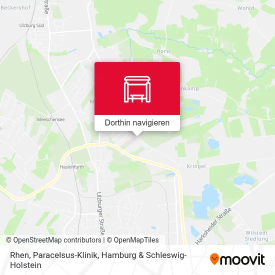 Rhen, Paracelsus-Klinik Karte