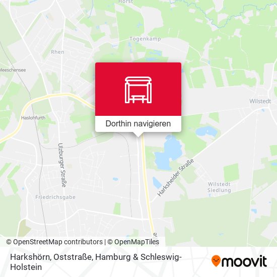 Harkshörn, Oststraße Karte