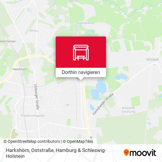 Harkshörn, Oststraße Karte