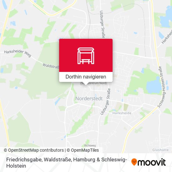 Friedrichsgabe, Waldstraße Karte