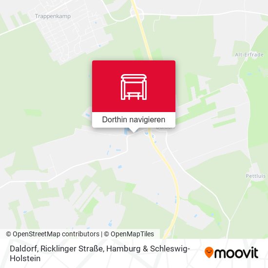 Daldorf, Ricklinger Straße Karte