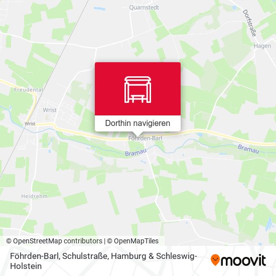 Föhrden-Barl, Schulstraße Karte