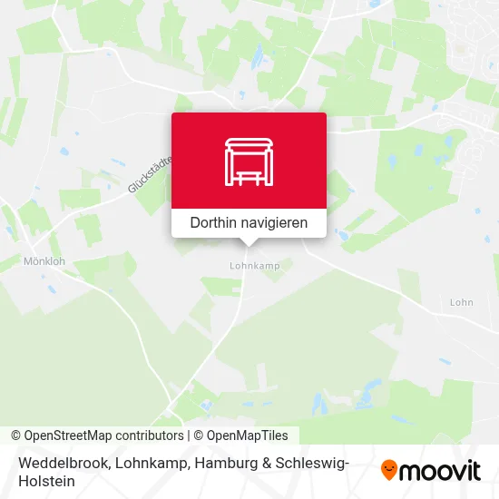 Weddelbrook, Lohnkamp Karte