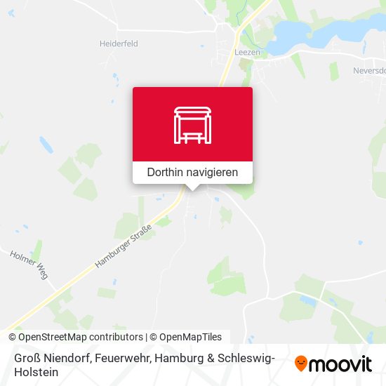 Groß Niendorf, Feuerwehr Karte