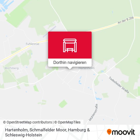 Hartenholm, Schmalfelder Moor Karte