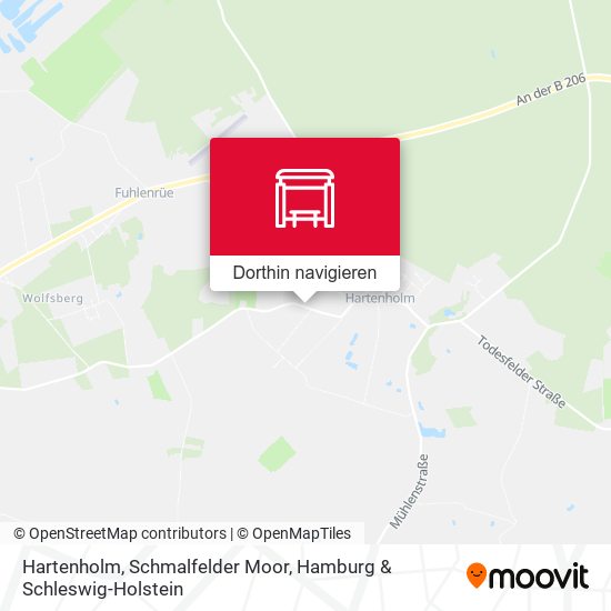 Hartenholm, Schmalfelder Moor Karte