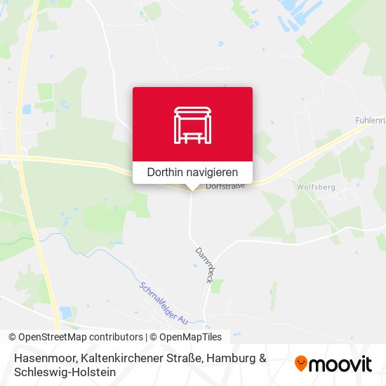 Hasenmoor, Kaltenkirchener Straße Karte