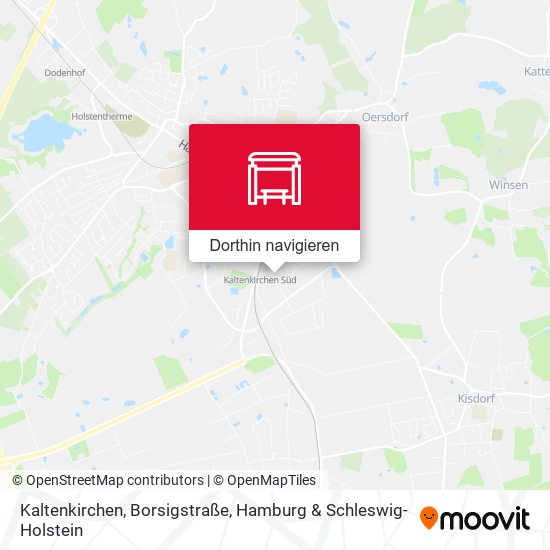 Kaltenkirchen, Borsigstraße Karte