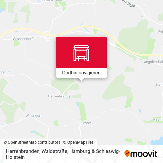 Herrenbranden, Waldstraße Karte