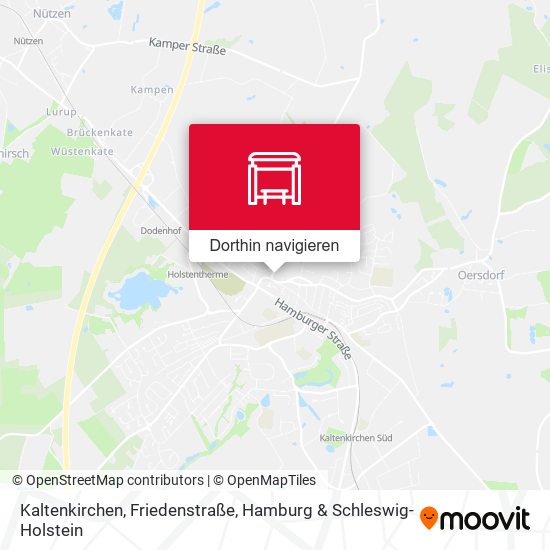 Kaltenkirchen, Friedenstraße Karte