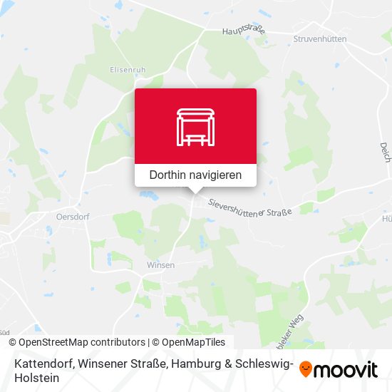 Kattendorf, Winsener Straße Karte