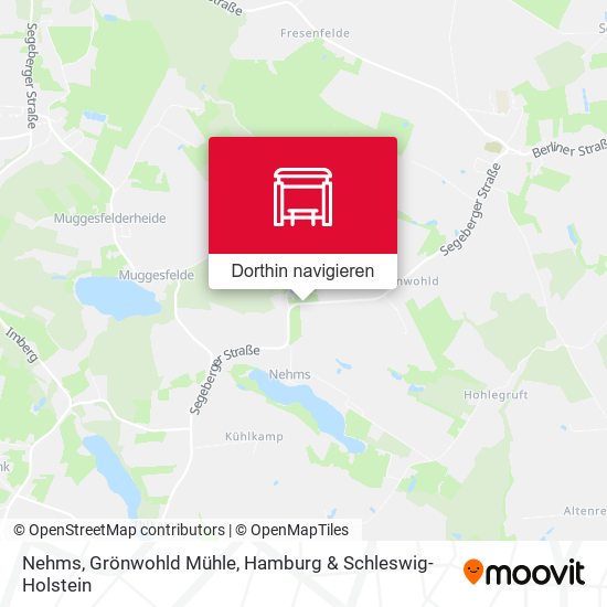 Nehms, Grönwohld Mühle Karte