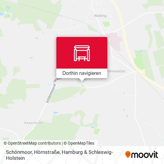 Schönmoor, Hörnstraße Karte