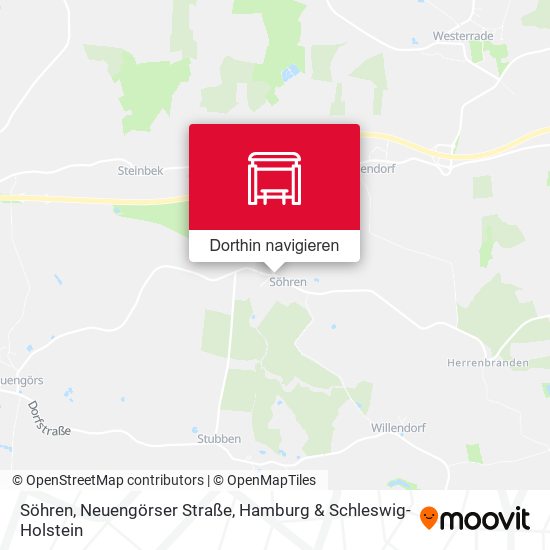 Söhren, Neuengörser Straße Karte