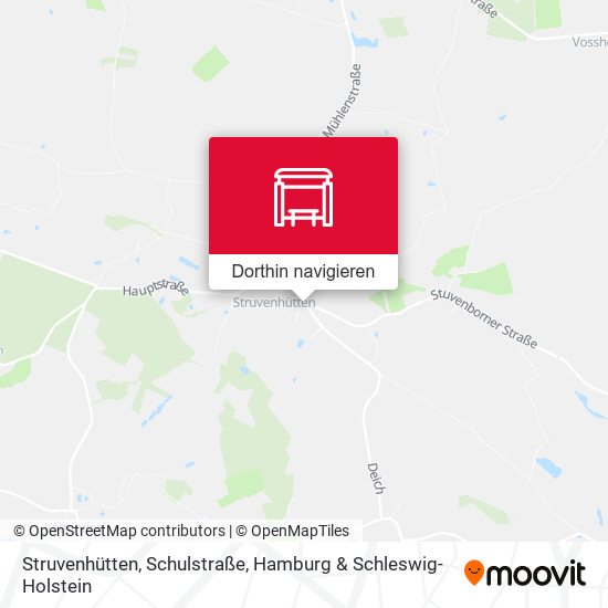 Struvenhütten, Schulstraße Karte