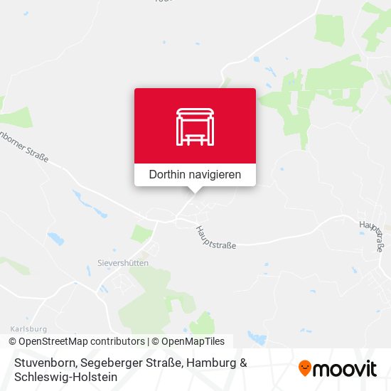 Stuvenborn, Segeberger Straße Karte