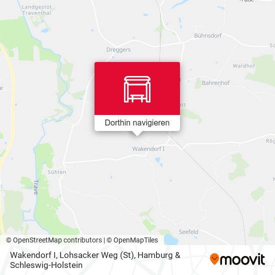 Wakendorf I, Lohsacker Weg (St) Karte