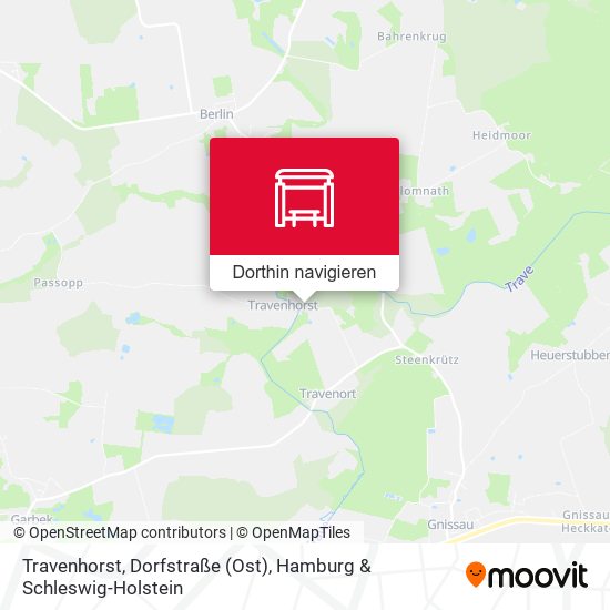 Travenhorst, Dorfstraße (Ost) Karte
