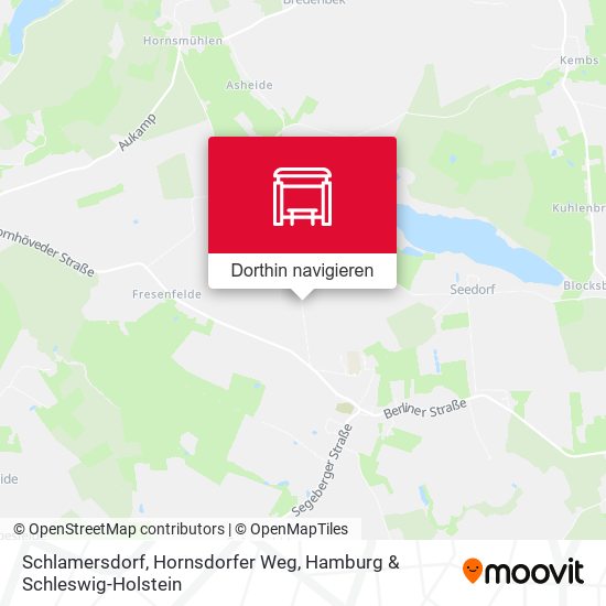 Schlamersdorf, Hornsdorfer Weg Karte
