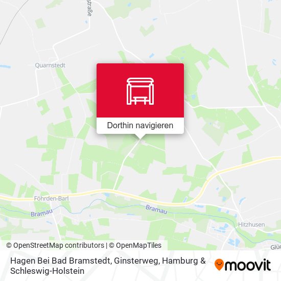 Hagen Bei Bad Bramstedt, Ginsterweg Karte