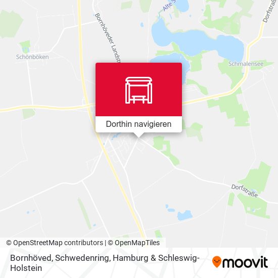 Bornhöved, Schwedenring Karte