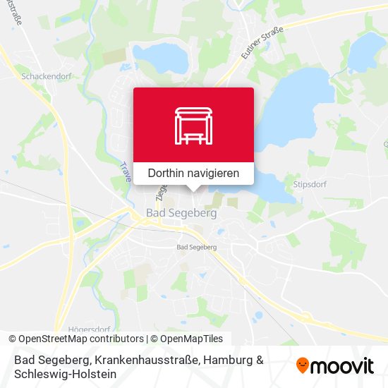 Bad Segeberg, Krankenhausstraße Karte
