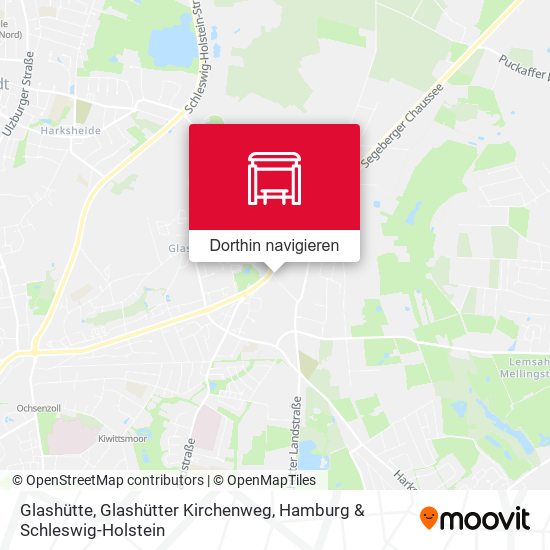 Glashütte, Glashütter Kirchenweg Karte