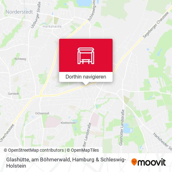 Glashütte, am Böhmerwald Karte