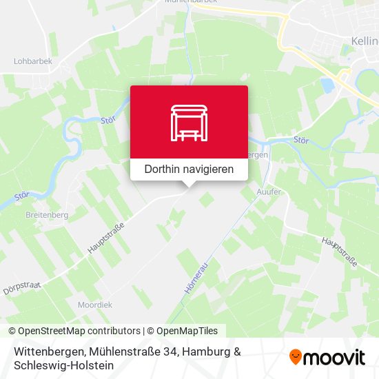 Wittenbergen, Mühlenstraße 34 Karte